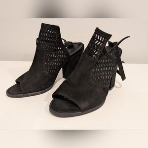 American Eagle Open Toe Bootie Style Block Heels